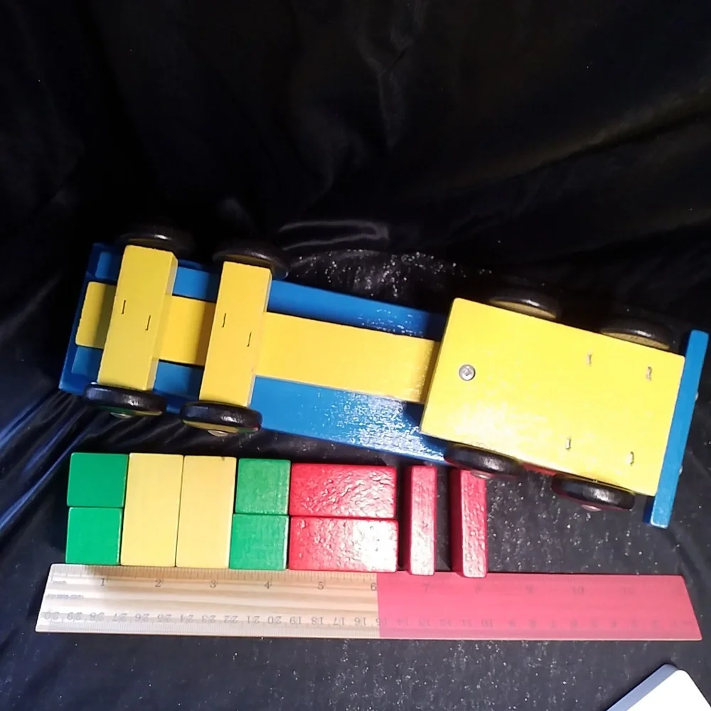 WOOD BLOCK TRUCK Vintage